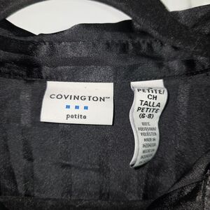 Covington Petite Black Top